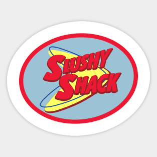 Slushy Shack Oval Logo Sticker